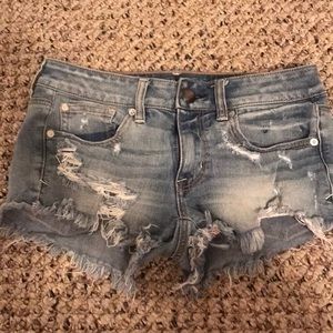 American eagle shortie shorts